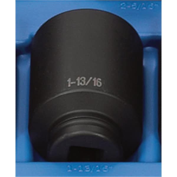 Grey Pneumatic 3/4" Drive, 1-13/16" Size, SAE Socket, 6 Points, 1-13/16", 3/4"D, 6pt. D - 3058D
