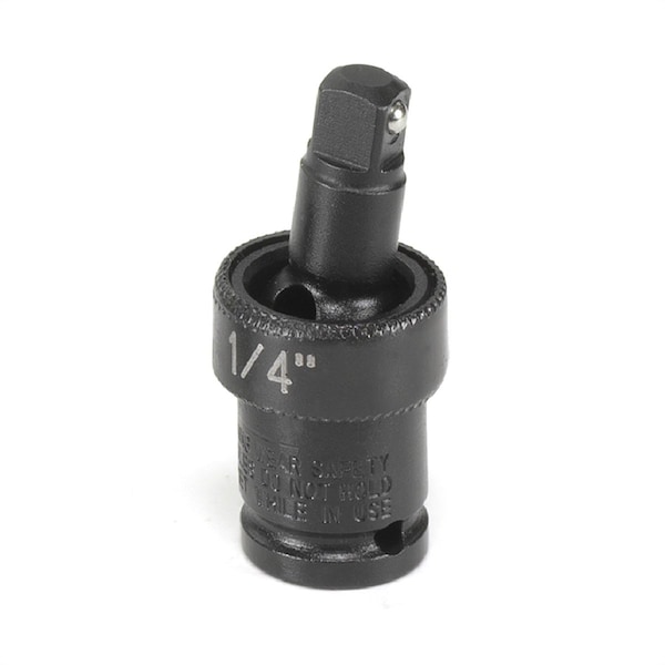 Grey Pneumatic 1/4" Drive Impact Socket Chrome plated, 1/4", 1/4"D, Univ Sq - 929UJ