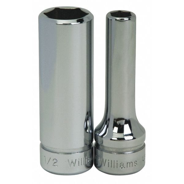 Williams 3/8" Drive, 20mm Metric Socket, 6 Points, Deep 3/8" D, 6Pt, 20mm - BMD-620