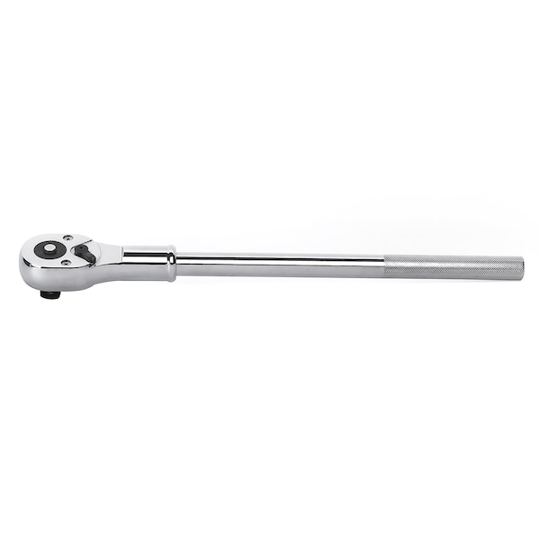 Apex Tool Group 3/4" Drive 24 Geared Teeth Teardrop Head Style Hand Ratchet, 19-3/4" L, Chrome Finish - 81400