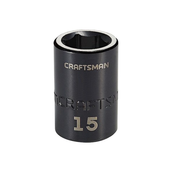 Craftsman Sockets, 1/2" Drive 15mm Metric Impact S - CMMT15863