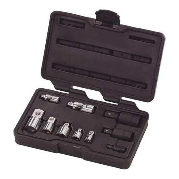 Gearwrench 10 Piece 1/4", 3/8" & 1/2" Drive Universal Joint and Adapter Set - 81205