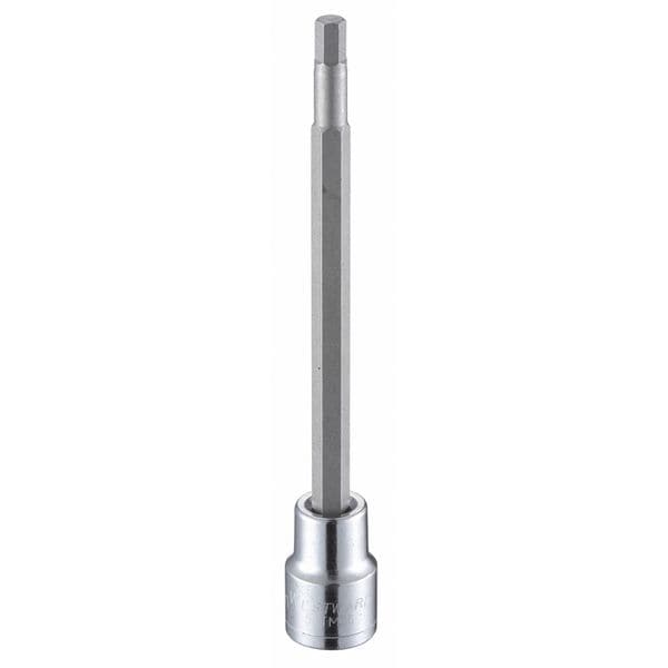 Westward 3/8 in Drive Hex Socket Bit Metric 5 mm Tip, 4 13/16 in L - 54TM36