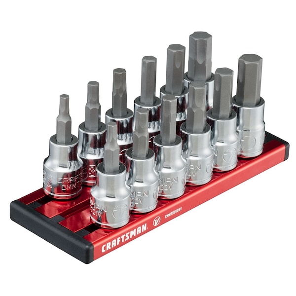 Craftsman V-Series(TM) 3/8" Drive Hex Bit Socket S, SAE and Metric 3/8" Drive - CMMT17735V