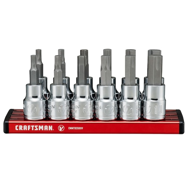 Craftsman V-Series(TM) 3/8" Drive Hex Bit Socket S, SAE and Metric 3/8" Drive - CMMT17735V
