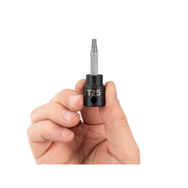 Tekton 3/8 Inch Drive x T25 Torx Bit Impact Socket - SIB14225