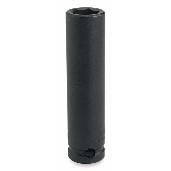 Proto 3/8 in Drive Impact Socket 1/4 in Size 6 pt Deep Depth, Black Oxide - J7708HT