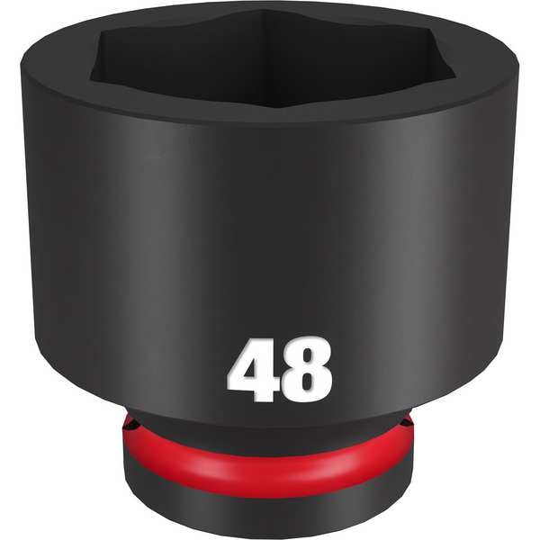 Milwaukee Tool 48mm SHOCKWAVE Impact Duty 3/4 in. Drive Standard 6 Point Impact Socket - 49-66-6386