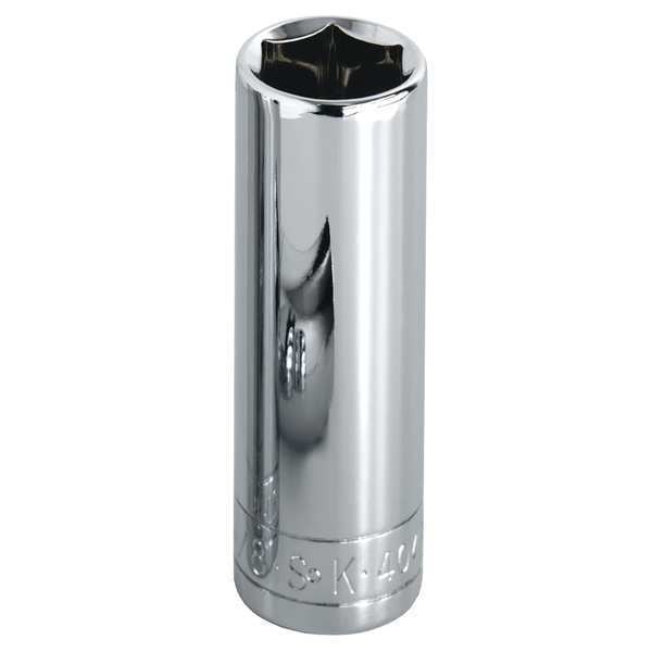 Sk Professional Tools 3/8 " Drive, 15/16" SAE, Socket, 12 Points, Steel, Chrome, 15/16 in - 42430