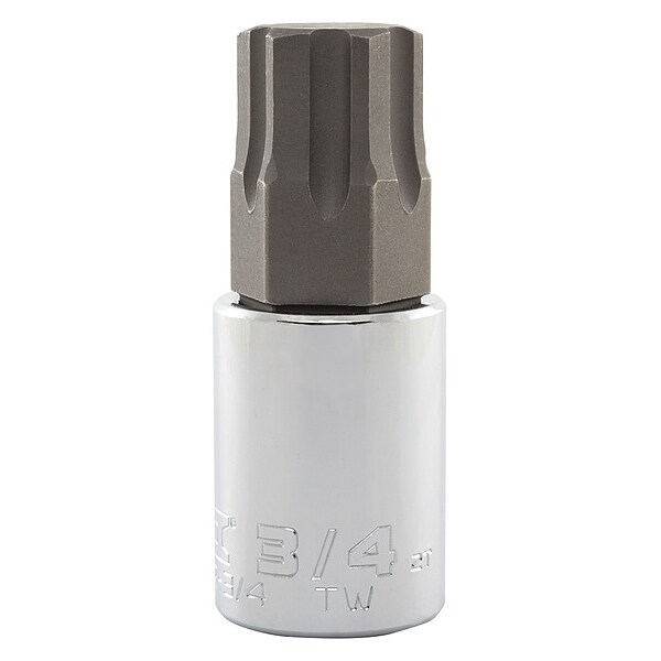 Proto 1/2 in Drive Hex Socket Bit SAE 3/4 in Tip, 2 3/4 in L - J5441R-3/4