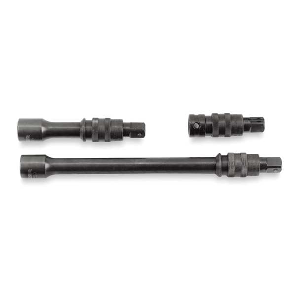 Proto 1/2" Drive Socket Extension Set, SAE, 3 pcs, Black Oxide, 3 in, 5 in, 10 in L - J7515