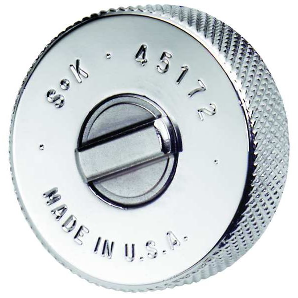 Sk Professional Tools 3/8" Drive 36 Geared Teeth Round Thumbwheel Ratchet, SuperKrome Plating - 45172S