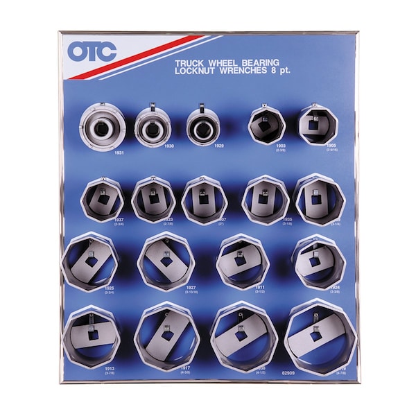 Otc/ Of Spx Socket, 8 Point Wheel Bearing Locknut Display - OTC9851