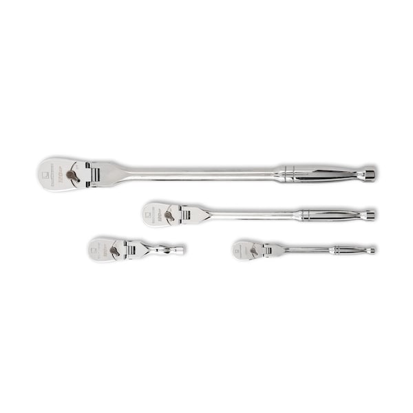Gearwrench 4 Pc 14, 38  12 Drive 120XP Flex Head Teardrop Ratchet Set - KDT81230P