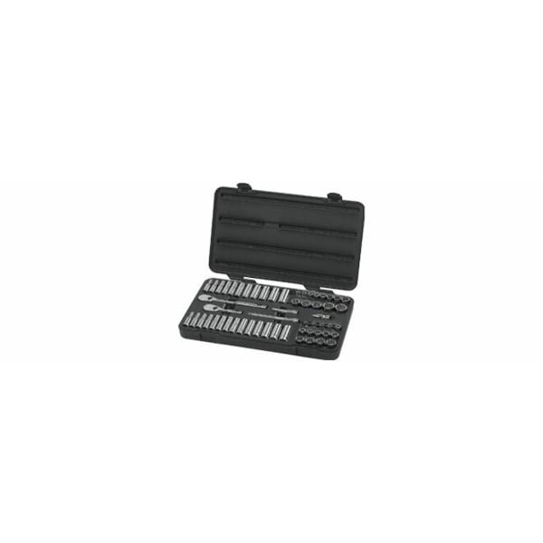 Gearwrench 57 Piece 3/8" Drive 12 Point Standard & Deep SAE/Metric Mechanics Tool Set - 80551