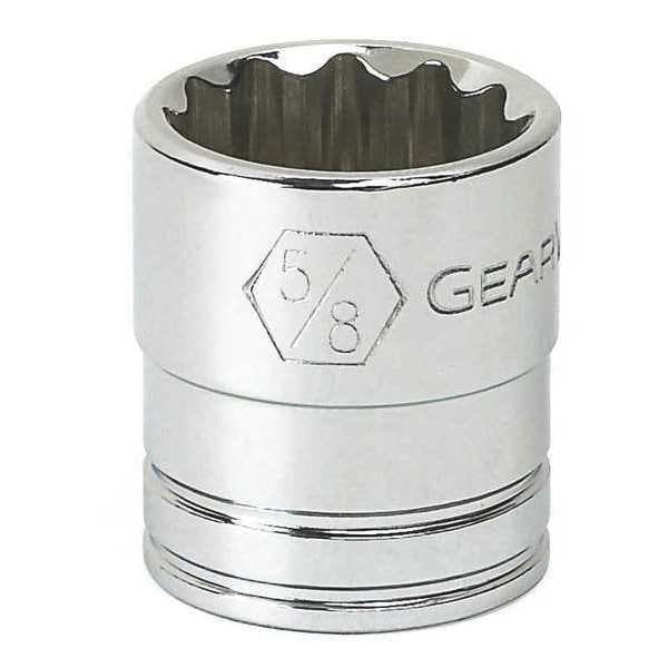 Gearwrench 3/8" Drive, 9/16" SAE Socket, 12 Points, Skt Std 3/8Dr 12Pt 9/16 - 80501
