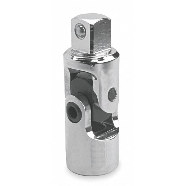 Proto Universal Joint, 1/2 in Output Drive Size, Square, 2 3/4 in Overall Length, Chrome - J5470A