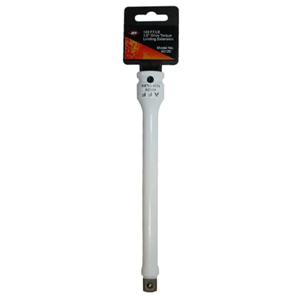 American Forge & Foundry 1/2 in Drive Torque Limiting Extension, White, 120 ft-lbs 163 Nm - 40120