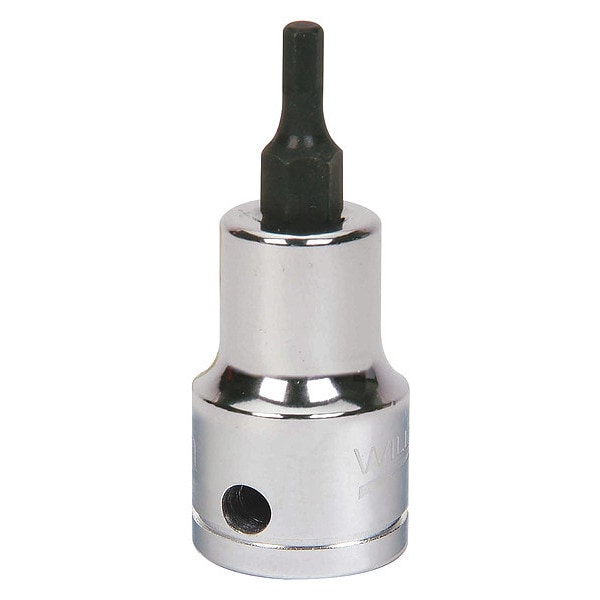 Williams 3/8" Dr, 5/32" Size, SAE Hex Bit Socket, 6 Pts, Overall Length: 1-27/32" - 35102-TH