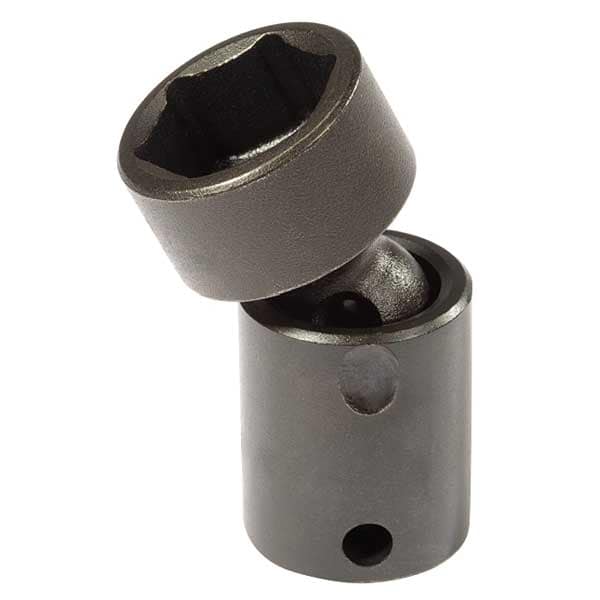 Proto 3/8 in Drive Flex Impact Socket, SAE, black oxide, 2 7/16 in L - J77275P