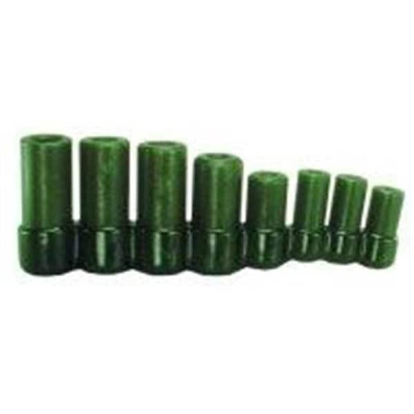 Tool Time 8 Piece Tap Socket Set for all MCTI Taps thru 1/2 in. - TO62909