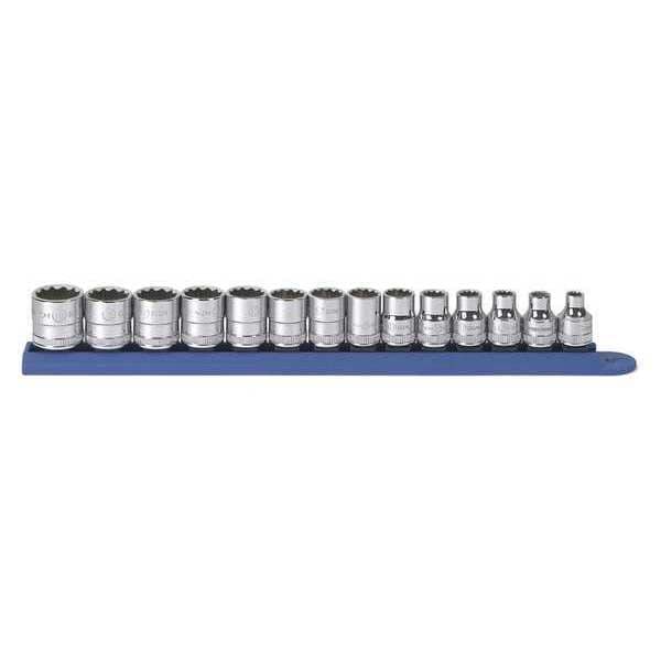 Gearwrench 14 Piece 3/8" Drive 12 Point Standard Metric Socket Set - 80560