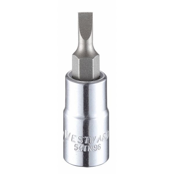 Westward 1/4 in Drive Slotted Socket Bit SAE 5/32 in Tip, 1 1/2 in L - 54TN96