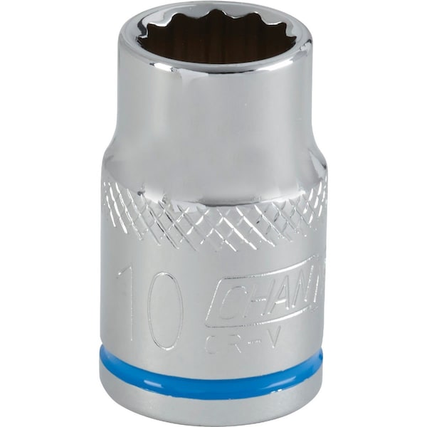 Channellock 3/8 In. Drive 10 mm 12-Point Shallow Metric Socket - 308129