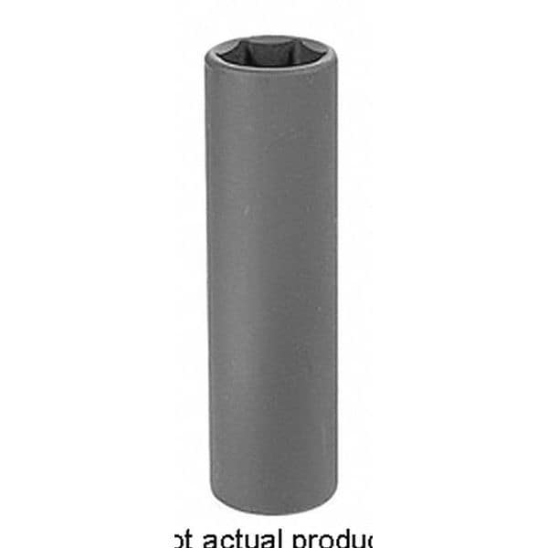 Grey Pneumatic Deep Socket 1/2" Drive x 16mm, 127mm Length, Chrome plated - 2016XMD