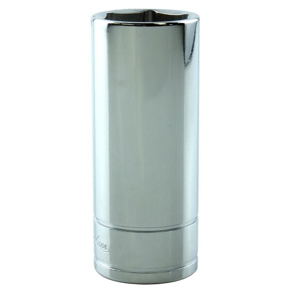K-Tool International 3/8" Drive, 17mm Metric Socket, 6 Points, Deep 6Pt, Chrome 3/8"Dr, 17mm - KTI-27217