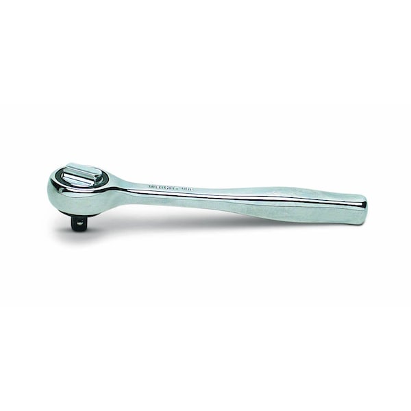 Wright Tool 1/4" Drive 45 Geared Teeth Round Ratchet 1/4" Drive Ratchet Contour Grip - 2492