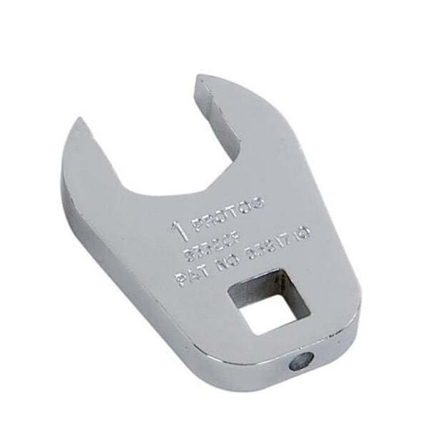 Proto 1/2" Drive, SAE 1-1/2" Crowfoot Socket Wrench, Open End Head, Full Polish Finish - J5348CF