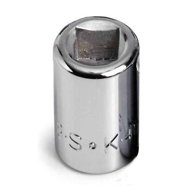 Sk Professional Tools 3/8" Drive, 4 pt SAE Socket, 4 Points, Steel, Chrome, 3/8 in - 41443
