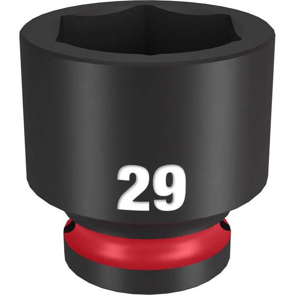 Milwaukee Tool 29mm SHOCKWAVE Impact Duty 1/2 in. Drive Standard 6 Point Impact Socket - 49-66-6261