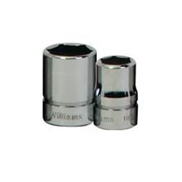 Williams Socket, 1 13/32 Inch OAL, Shallow, 3/8 Inch Dr, 1 Inch Size, JHWB-632 - JHWB-632