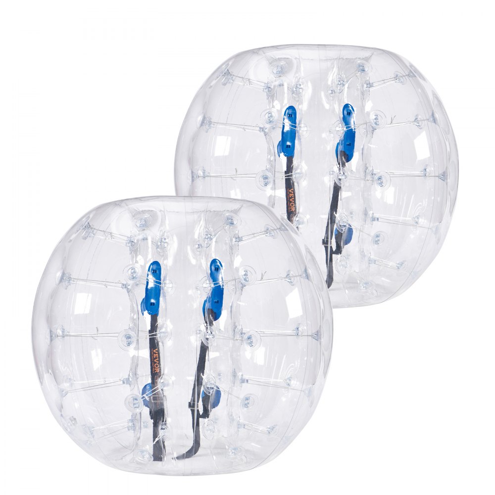 VEVOR Inflatable Bumper Balls 2-Pack, 4FT/1.2M Body Sumo Zorb Balls for Teen, 0.8mm Thick PVC Human Hamster Bubble Balls for Outdoor Team Gaming Play, Bumper Bopper Toys for Garden, Yard, Park - QSNKCQPPQZJ4LJ1T5V0