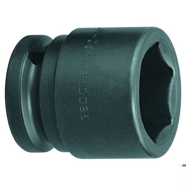 Gedore 1/2" Square Drive Impact Socket Gun Metal, 1/2", Hex 17mm - K 19 17