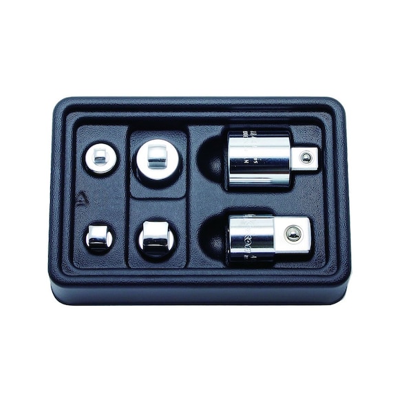Ko-Ken Adaptor set 1/4, 3/8, 1/2, 3/4 ABS Tray 6 pieces 1/4, 3/8, 1/2, 3/4 Sq. Drive - PK2346/6