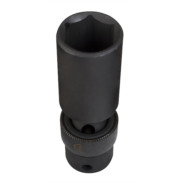 Sunex 3/8" Drive, 14mm Size, Metric Socket, 6 Points, Deep Unvrsl Impct 6Pt, 14mm, 3/8"Dr - 314UMD