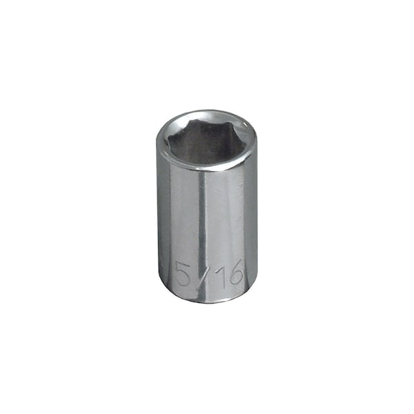 Klein Tools 1/4" Drive, 1/4" SAE Socket, 6 Points, 1/4-Inch Standard 6-Point  1/4-Inch Drive - 65602