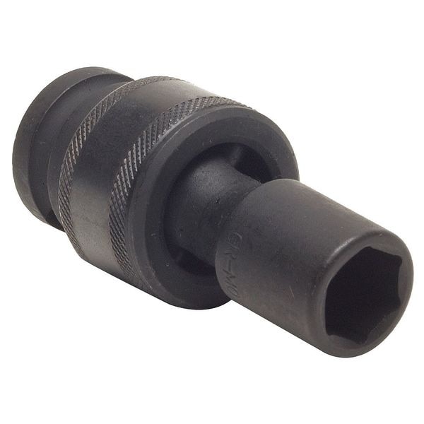 Westward WESTWARD 3/8 in Drive Impact Socket, Standard Socket, Black Oxide, 5/16 in - 4LYJ6