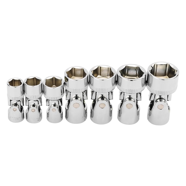 Ingersoll-Rand 7 Piece 6 Pt SAE Universal Joint Socket Set - 752036X