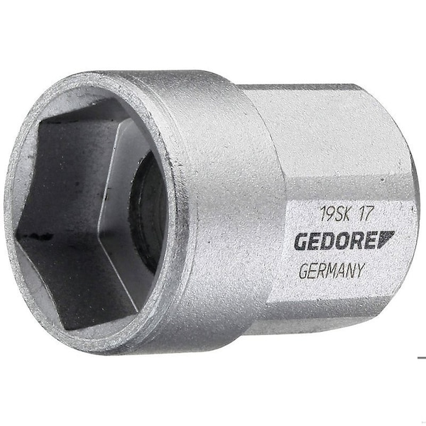 Gedore 18.95mm Hex Drive, 21mm Metric Socket, 6 Points - 19 SK 21
