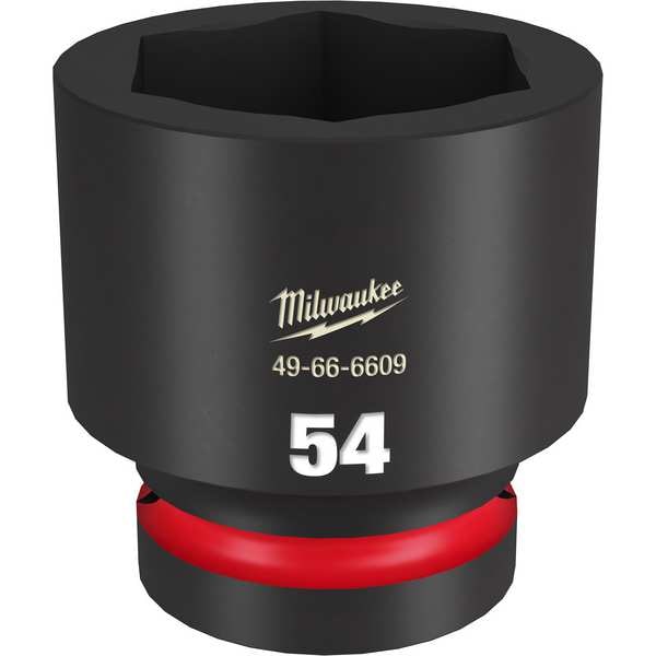 Milwaukee Tool 54mm SHOCKWAVE Impact Duty 1 in. Drive Standard 6 Point Impact Socket - 49-66-6609