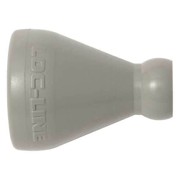 Loc-Line Adapter, 1/2" to 1/4", Gray, PK20 - 59869-G