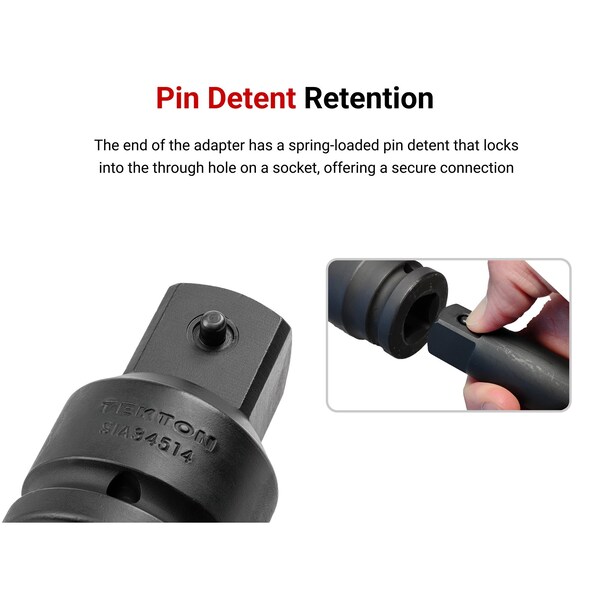 Tekton 1/4, 3/8, 1/2, 3/4 Inch Drive Impact Adapter/Reducer Set 7-Piece - SIA99027