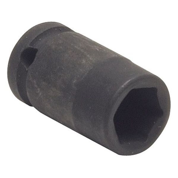 Westward WESTWARD 3/8 in Drive Impact Socket, Standard Socket, Black Oxide, Steel, 11 mm - 4LYT7