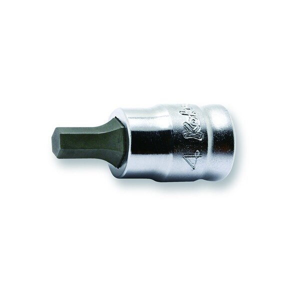 Ko-Ken Bit Socket 4mm 6 Point 50mm Z-series 1/4 Sq. Drive - 2010MZ.50-4