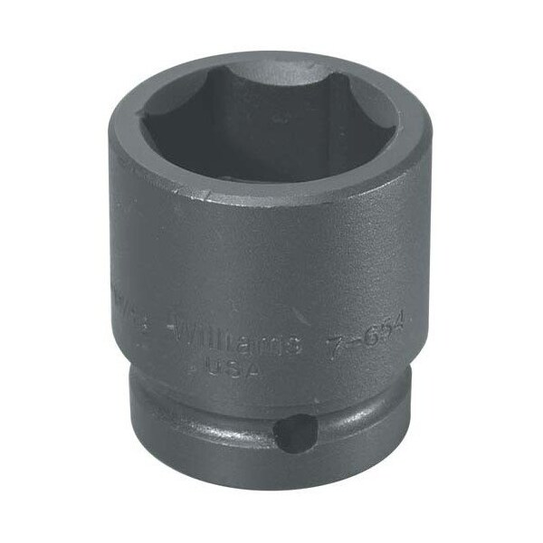Williams Socket, 4 3/4 Inch OAL, Shallow, 1 Inch Dr, 3 1/2 Inch Size - JHW7-6112