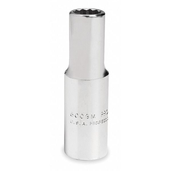 Proto 3/8 in Drive, 5/8" Triple Square SAE, Socket, 12 Points, Steel, Chrome, 5/8 in - J5020